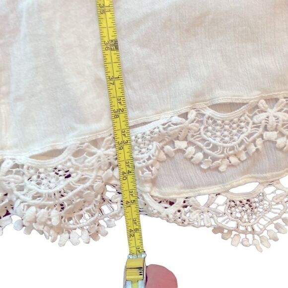 Red Camel Eggshell White Sleeveless Midi Dress, Size S - Picture 6 of 7